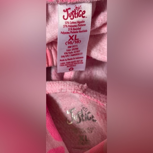 Justice girls 2 two piece outfit Sz XL extra large 16/18 - Picture 9 of 9